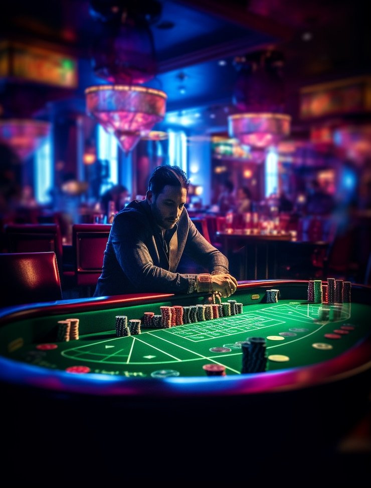 Speed Baccarat live dealer studio dengan tampilan kartu dan scoreboard